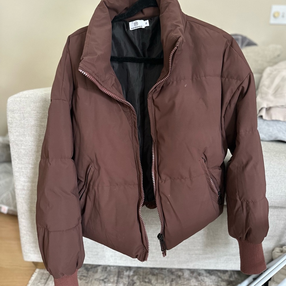 Diamond Supply Co. Chocolate Puffer Jacket